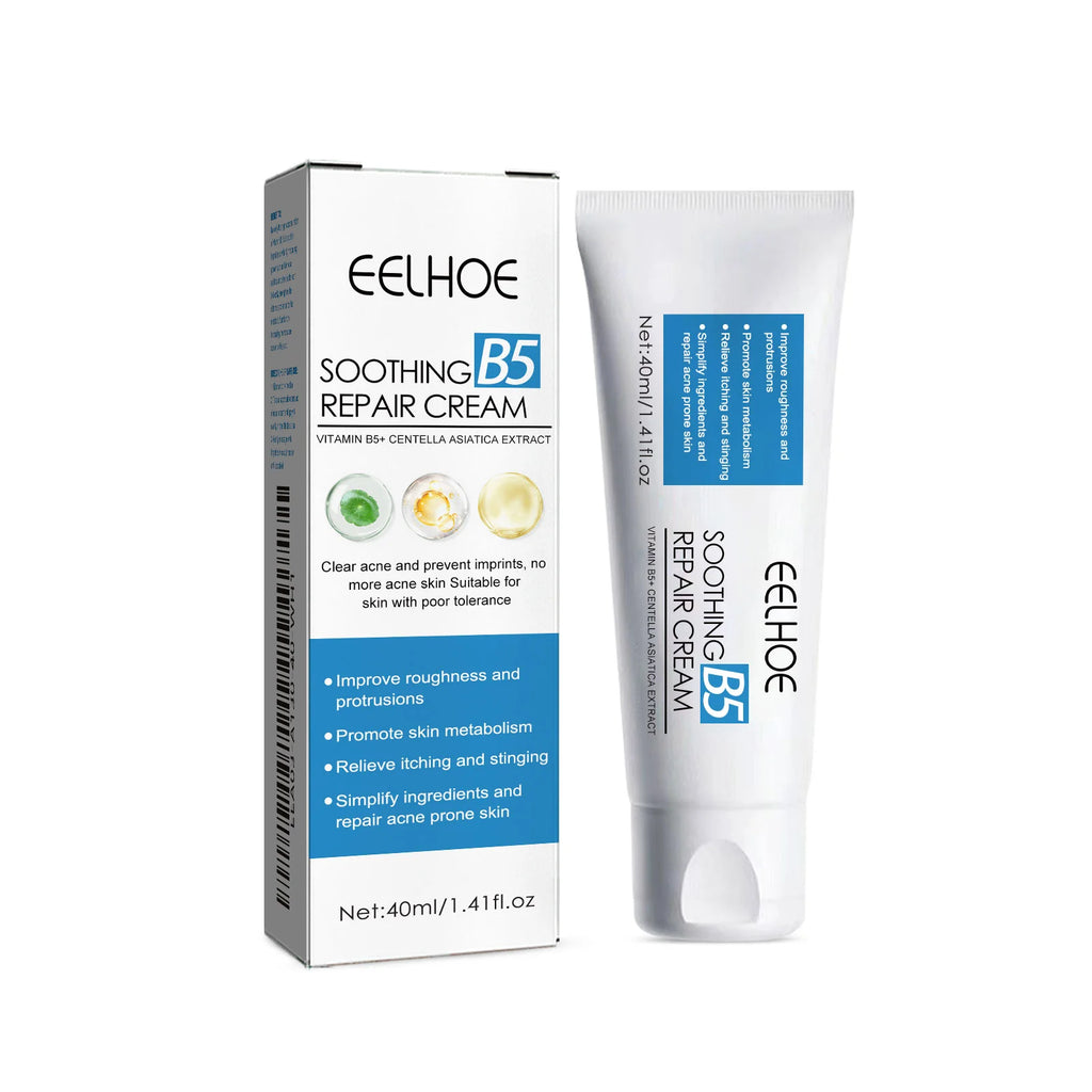 Eelhoe B5 Repair Cream – Soothing Hydrating Face Moisturizer Face Repair Cream Zpaxo 40ml Boxed