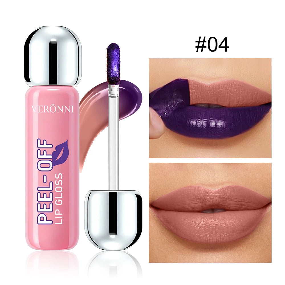 Long-lasting Peel-off Lip Gloss Waterproof Moisturizing Portable Zpaxo 04