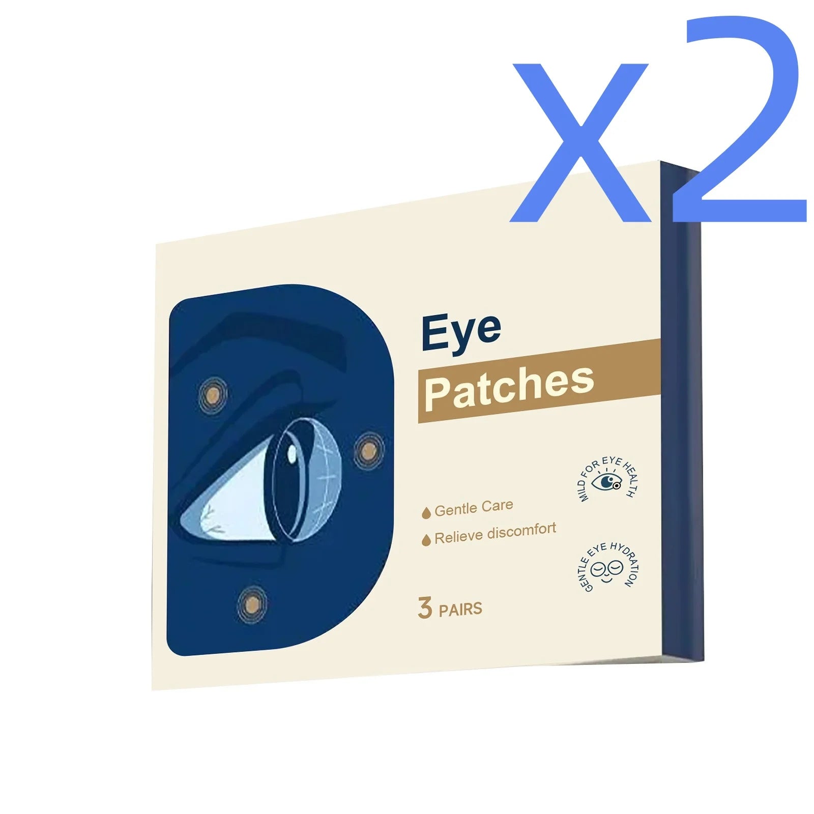 Mint Eye Soothing Cooling Patches – Herbal Eye Relief 6pcs Eye Soothing Patch Zpaxo 6pcs Boxed X 2PCS
