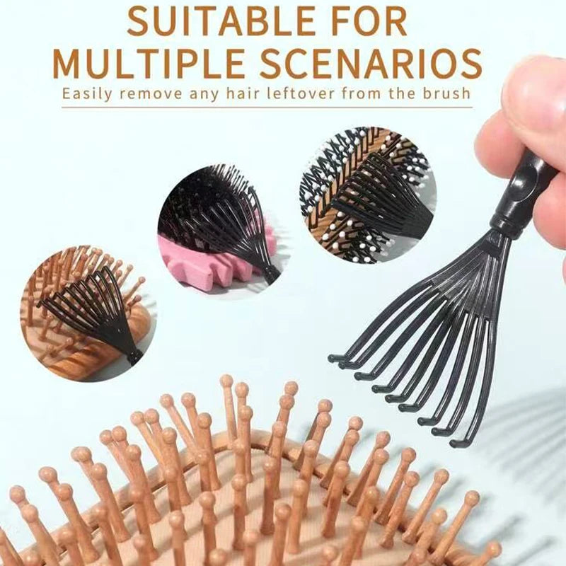 Boar Bristle Hair Brush (Unisex) - Fragrance-Free Professional Barber Styling Bristle Brush, Suitable for Thick/Fine Hair Zpaxo