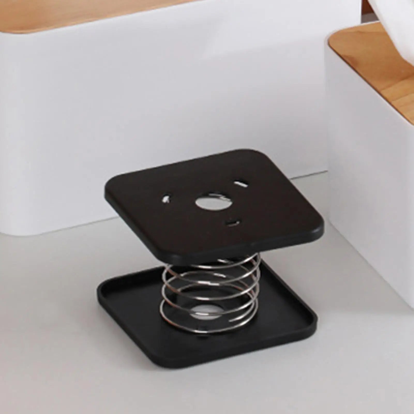 Tissue Dispenser Spring Box Support Bracket Compact Design Paper