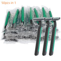50-Pack Disposable Razors – Individually Wrapped Bulk Travel Razors