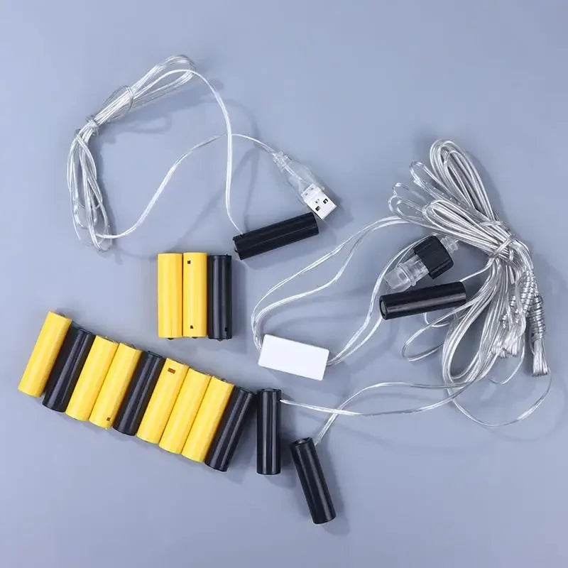 1Set Power Supply Adapter AA Battery Eliminators Eliminate The Need For Frequent Battery Replacement For Christmas Trees Zpaxo