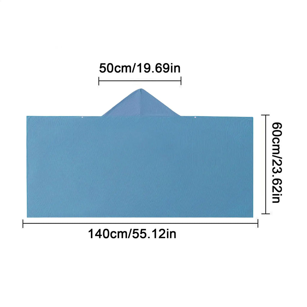 Cooling Hoodie Towel 140x60cm Ice Wrap Sun Protection Absorbent Quick