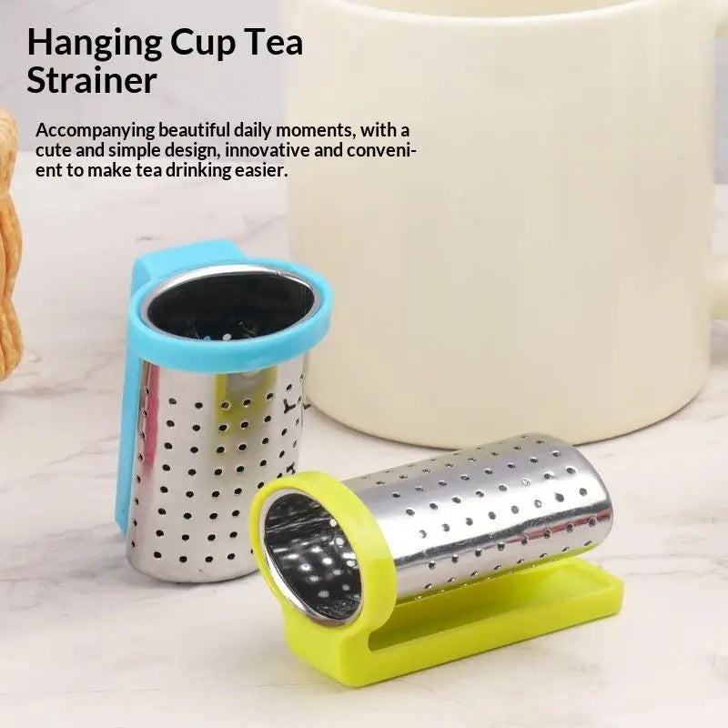 Creative Hanging Tea Infuser Food Grade Stainless Steel Clip Cup Zpaxo