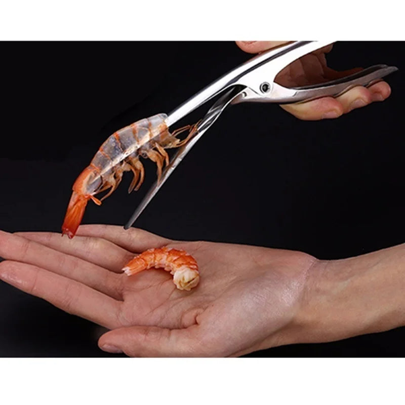 Stainless Steel Shrimp Peeler & Deveiner | Seafood Tool Shrimp Deveiner Tool Zpaxo