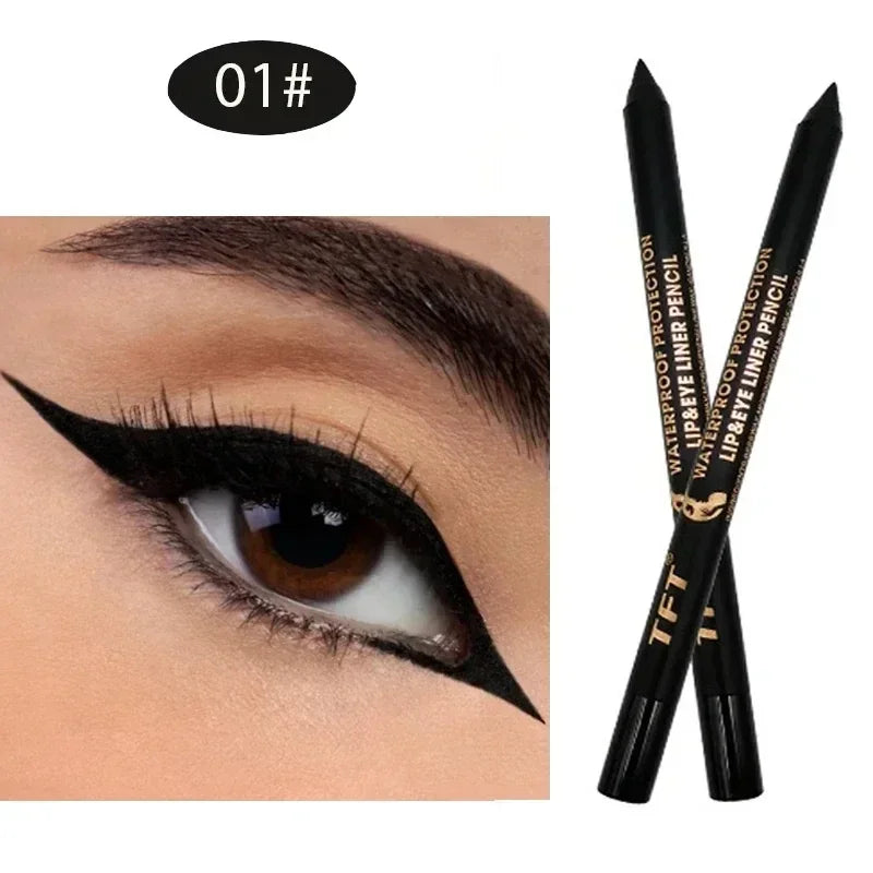 Quick-drying Eyeliner Waterproof Liquid Gel Pen Colourful Pigment