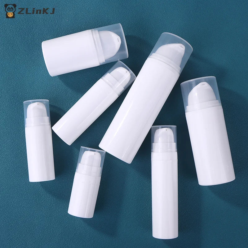 ▶5-50ml Mini Portable Vacuum Press Type Bottle Refillable Makeup Cosmetics For Cream Gel Moisturizers Liquid Lotion Bottles Zpaxo