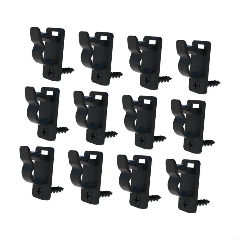 12 Universal Wire Fixing Clips Stable Cord Attachment