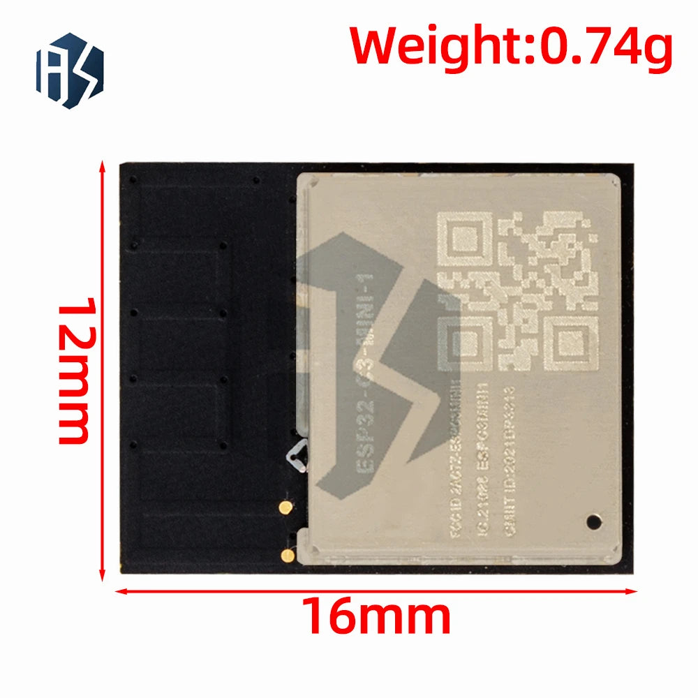 ESP32-C3-MINI-1 Dev Board RISC-V 160MHz 4MB Flash Wifi BLE5 0 Iot Zpaxo