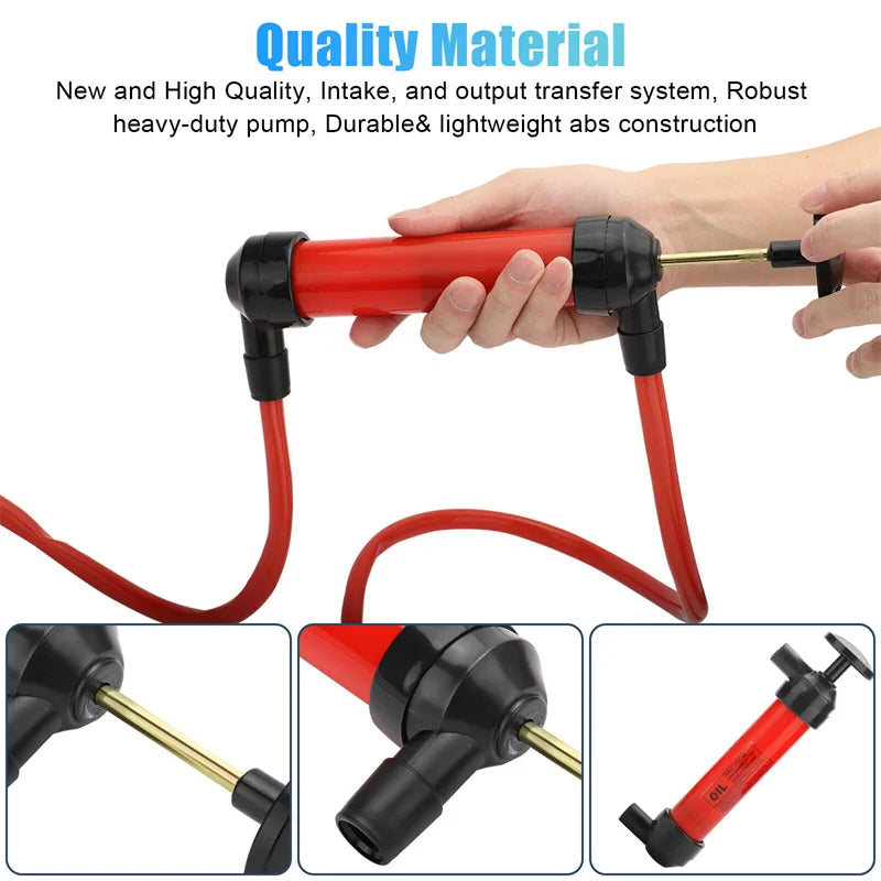 3-in-1 Manual Hand Pump Kit – Fuel, Liquid & Air Siphon