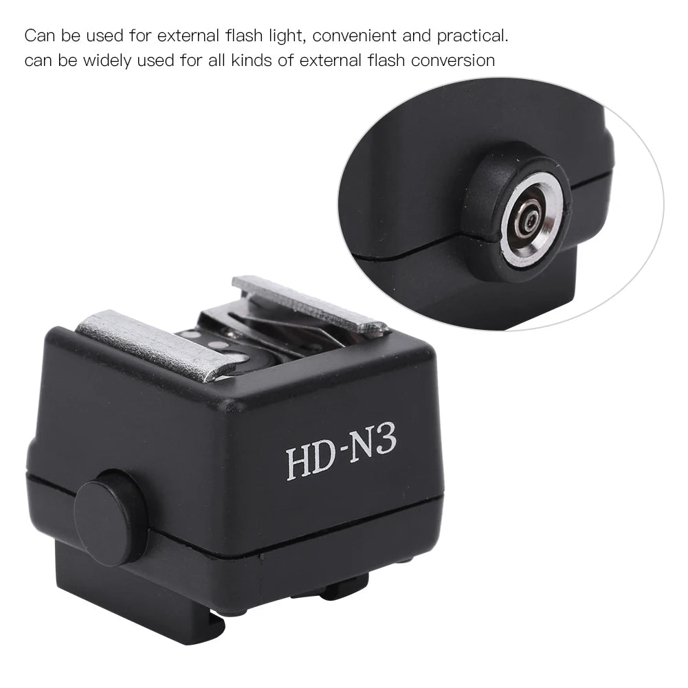 HD N3 Flash Light Shoe Mounting Adapter Accessory Video Camera Mount