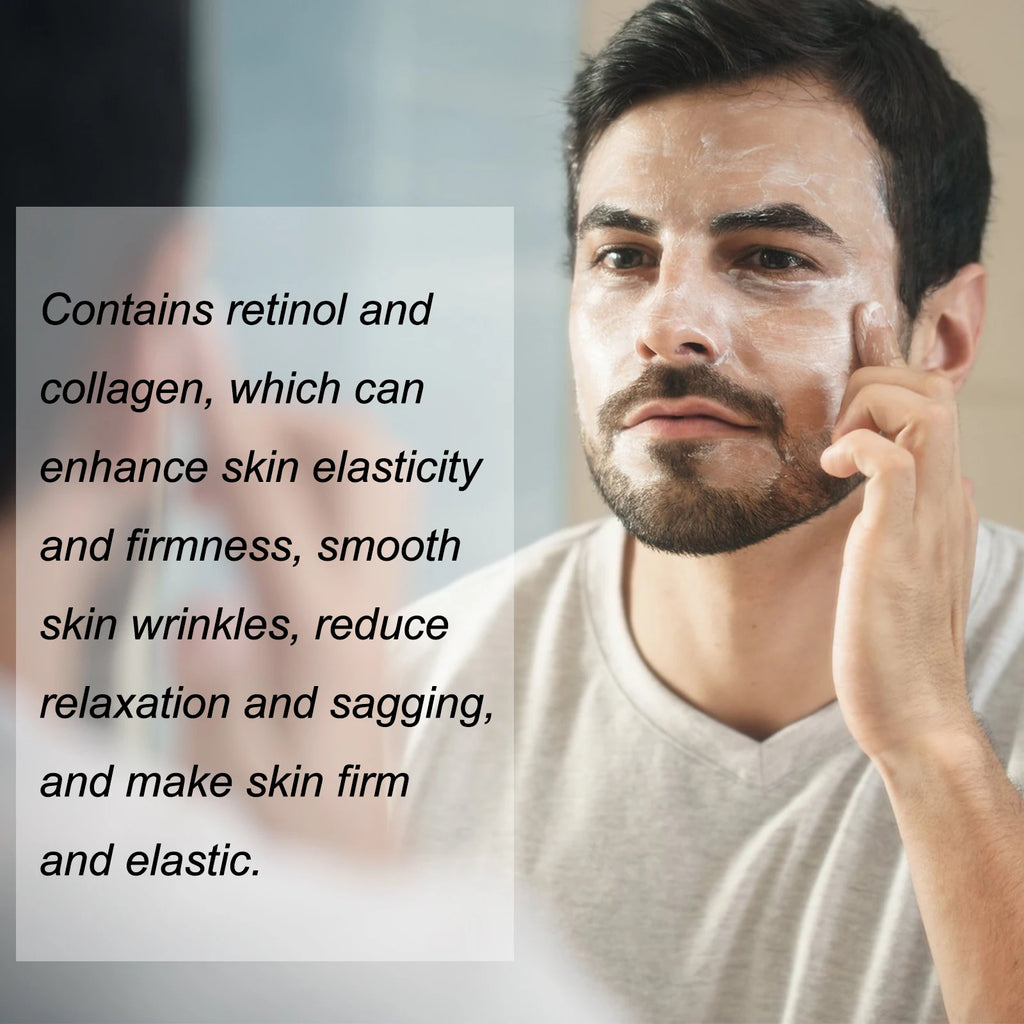 Men's Retinol Collagen Face Cream – Anti-Wrinkle & Firming Men's Face Cream Zpaxo