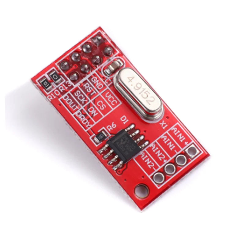 AD7705 Dual 16 Bit ADC Data Acquisition Module Input Gain Zpaxo
