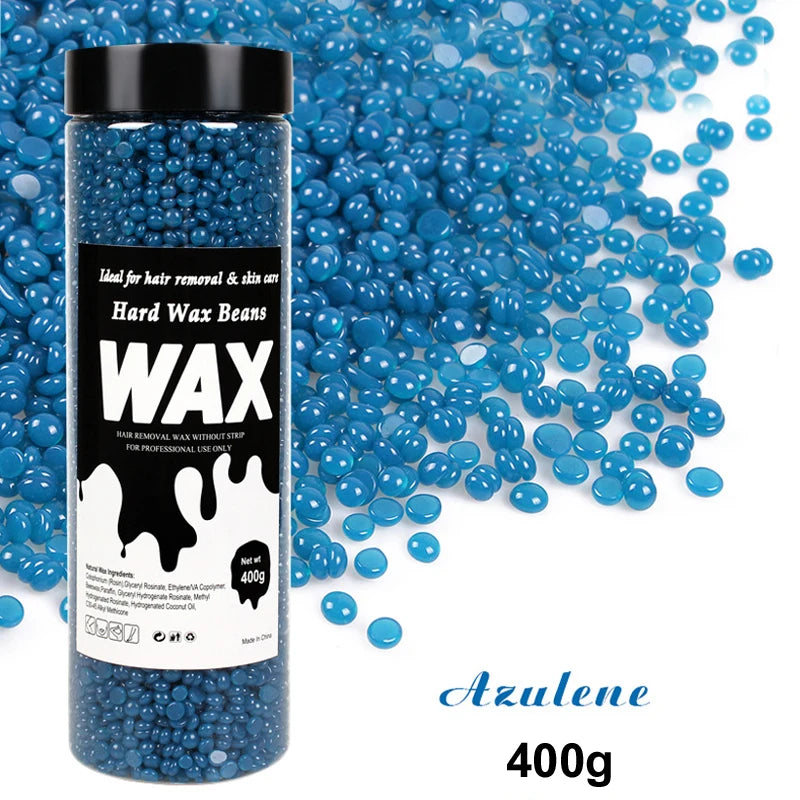 400g Canning Wax Beads For Hair Removal Hot Film Painless Waxing Beads Heating Wax Machine Body Bikini Face Legs Hair Removal Zpaxo 038-400g-Chamomile