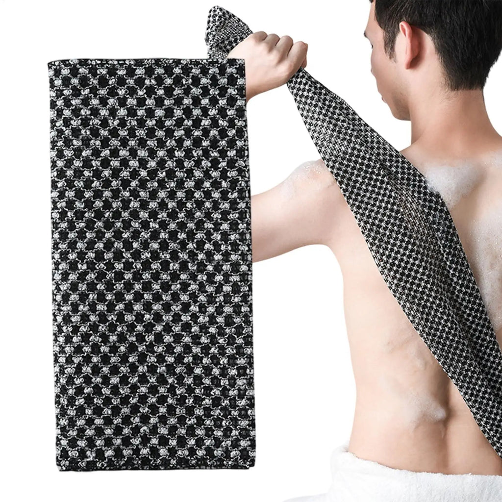 Exfoliating Back Scrubber Towel – Body Wash Cloth for Shower Body Exfoliating Scrubber Zpaxo