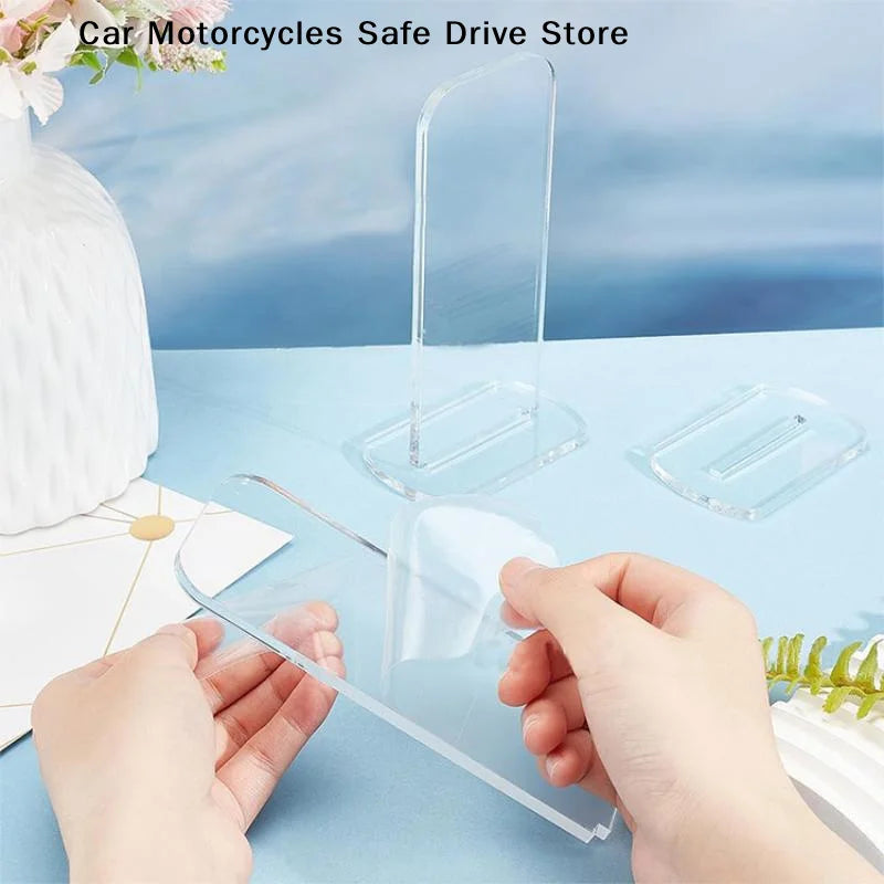 CM1PC Clear Acrylic Boxing Gloves Display Rack Home Store Vertical