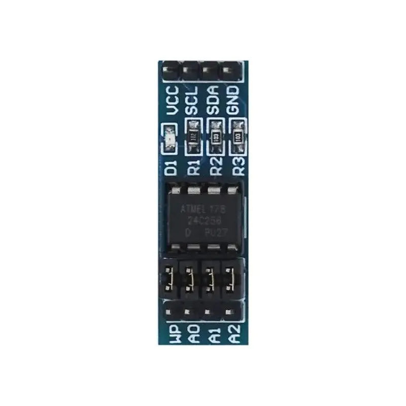 1PC AT24C256 EEPROM Non-Volatile Board IIC Two-Wire Bus Fit AT24C01 To AT24C256 Chips Zpaxo