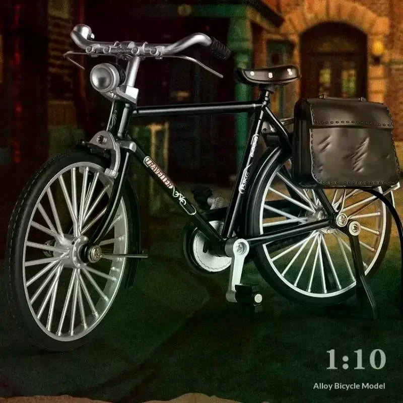 New Handmade Diy Bicycle Model With A 28-Inch Frame A Retro 90s-Style Assembly Toy Semi-Alloy Zpaxo