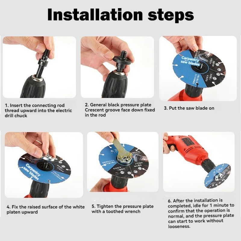 10mm Drill to Angle Grinder Adapter – Cutting & Polishing