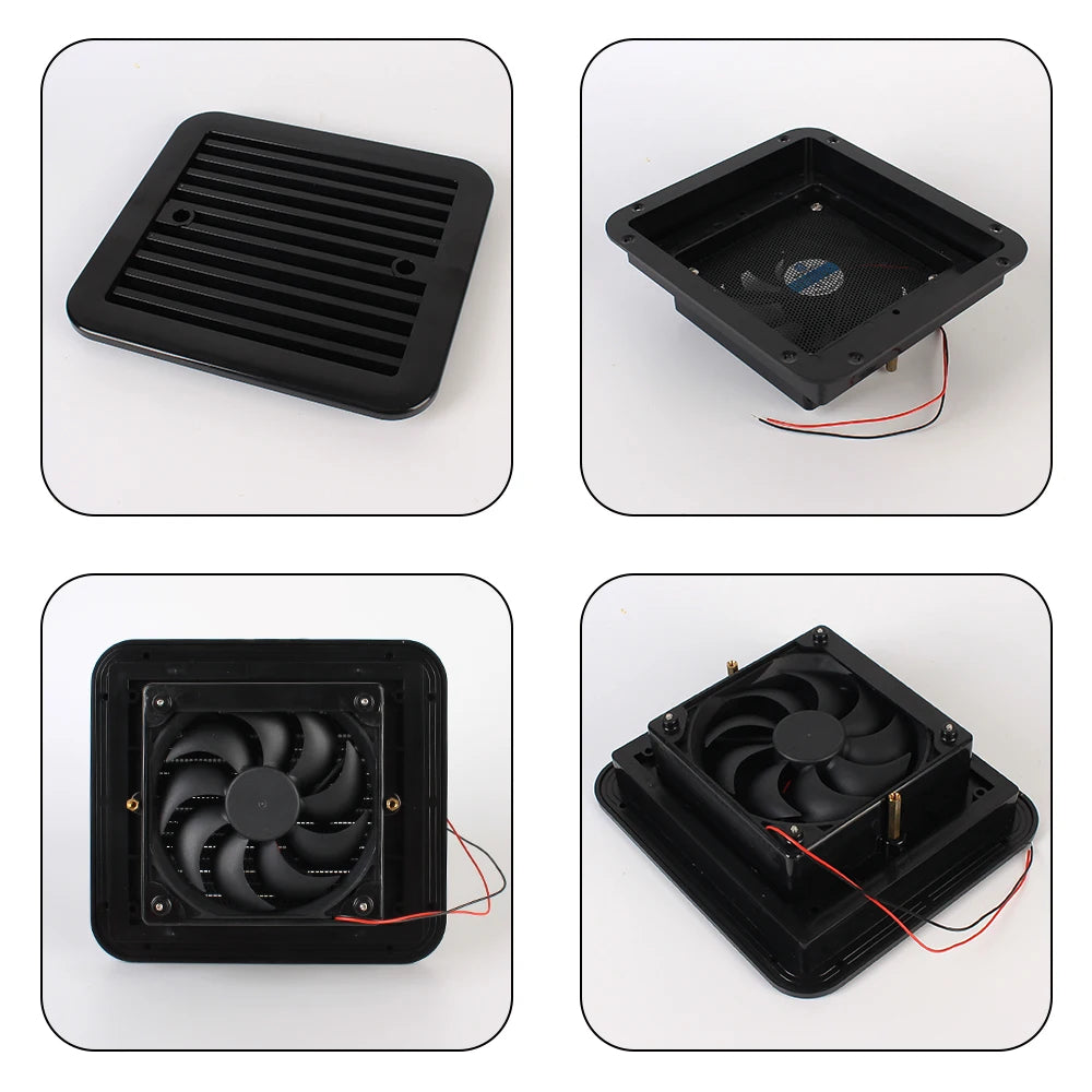 Ventilation Exhaust Fans Silent Fridge Vent Fan Strong Wind Rv