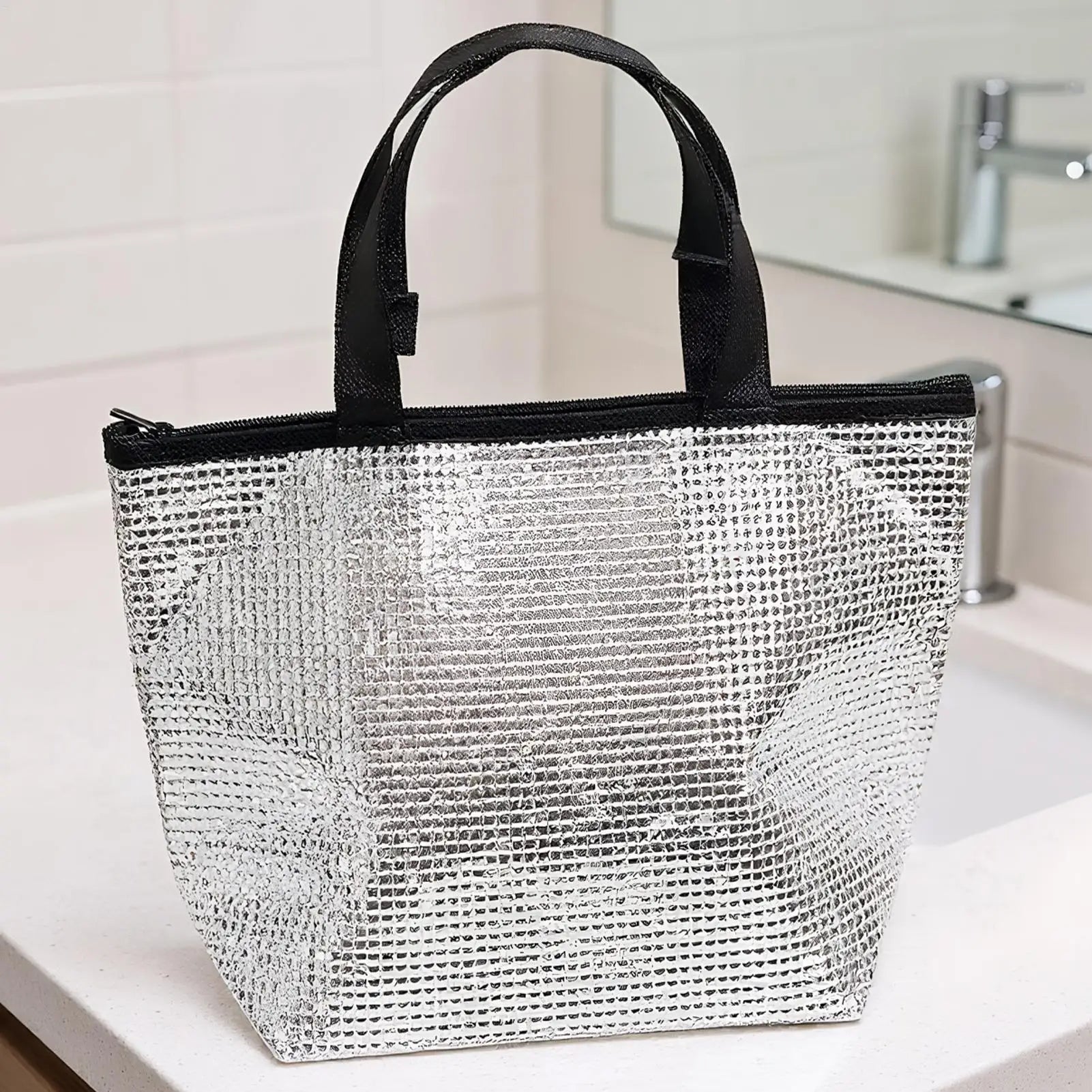 Insulated Food Bag Thermal Lunch Waterproof Aluminum Foil Pouch Beach