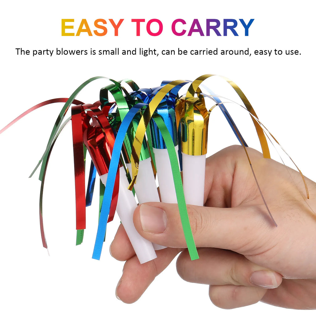 8Packs Birthday Party Blow Horns Loud Noise Maker Horn Kids Adults
