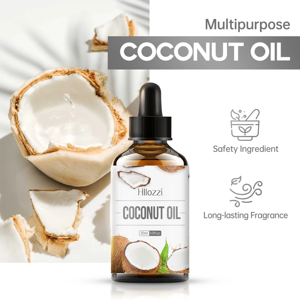 30ml Coconut Essential Oil Pure Essential Oil Skin Care Hair Care Soap Making DIY Making Aromatherapy Aromatherapy Essential Oil Zpaxo