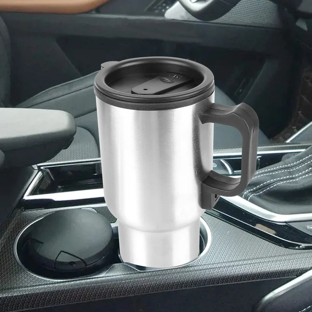 Water Coffee Milk Thermal Mug Stainless Steel 12V Camping Travel