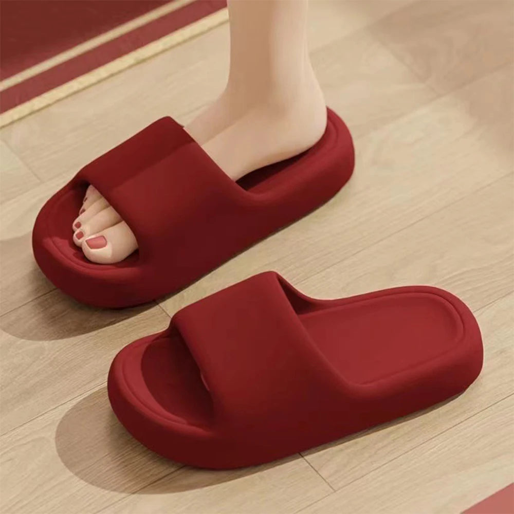 Couple's Summer Indoor Home Slippers 2026 Thick Bottom Lightweight