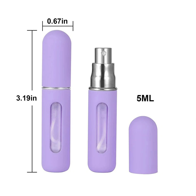 5ml Mini Refillable Perfume Spray Bottles | Candy Color Travel Set Refillable Perfume Atomizer Zpaxo