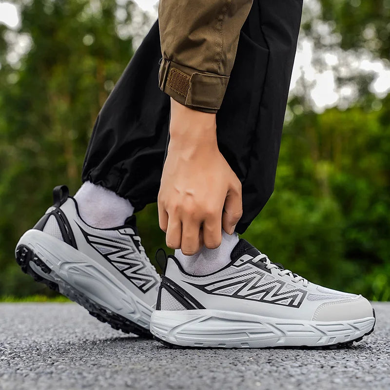 Men's Casual Sneakers Luxury Trainer Shoes Breathable Race Running
