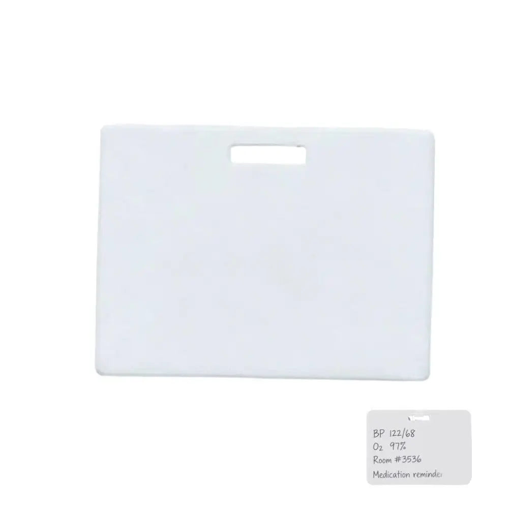 Reusable Erasable Nurse Badge Notepad Card with Pen Erasable Badge Notepad Zpaxo White 2