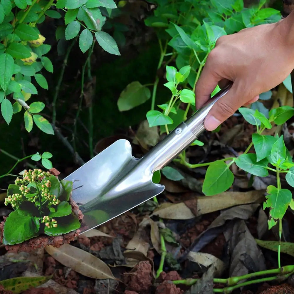 Heavy Duty Stainless Steel Garden Trowel – Non-Slip Grip Garden Hand Trowel Zpaxo