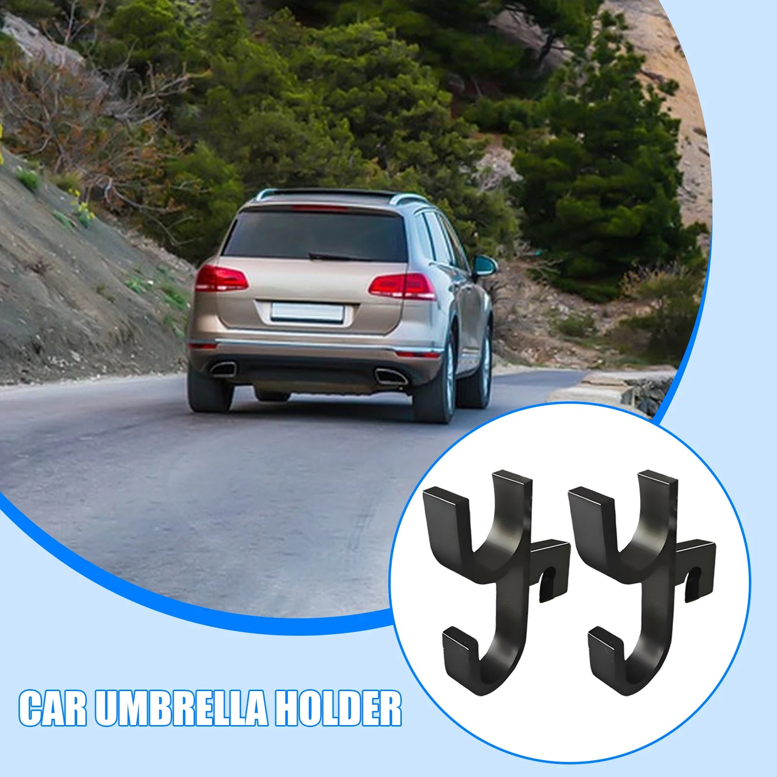 Universal Car Trunk Umbrella Holder Multifunctional Auto Interior