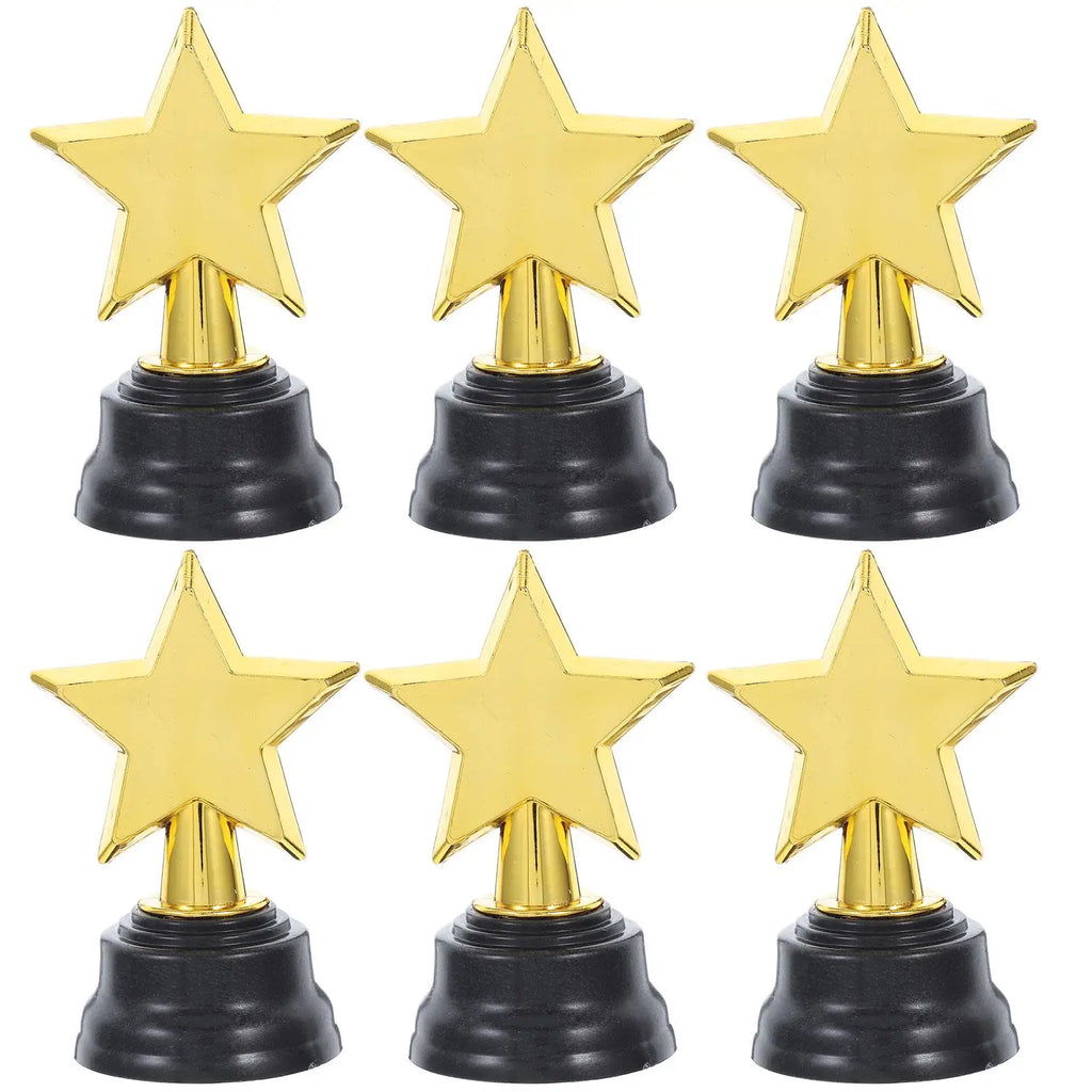 Mini Gold Star Trophies Party Favors Game Prizes Kindergarten