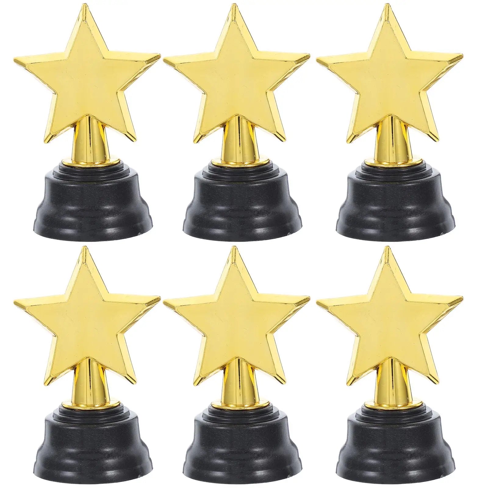 Mini Gold Star Trophies Party Favors Game Prizes Kindergarten