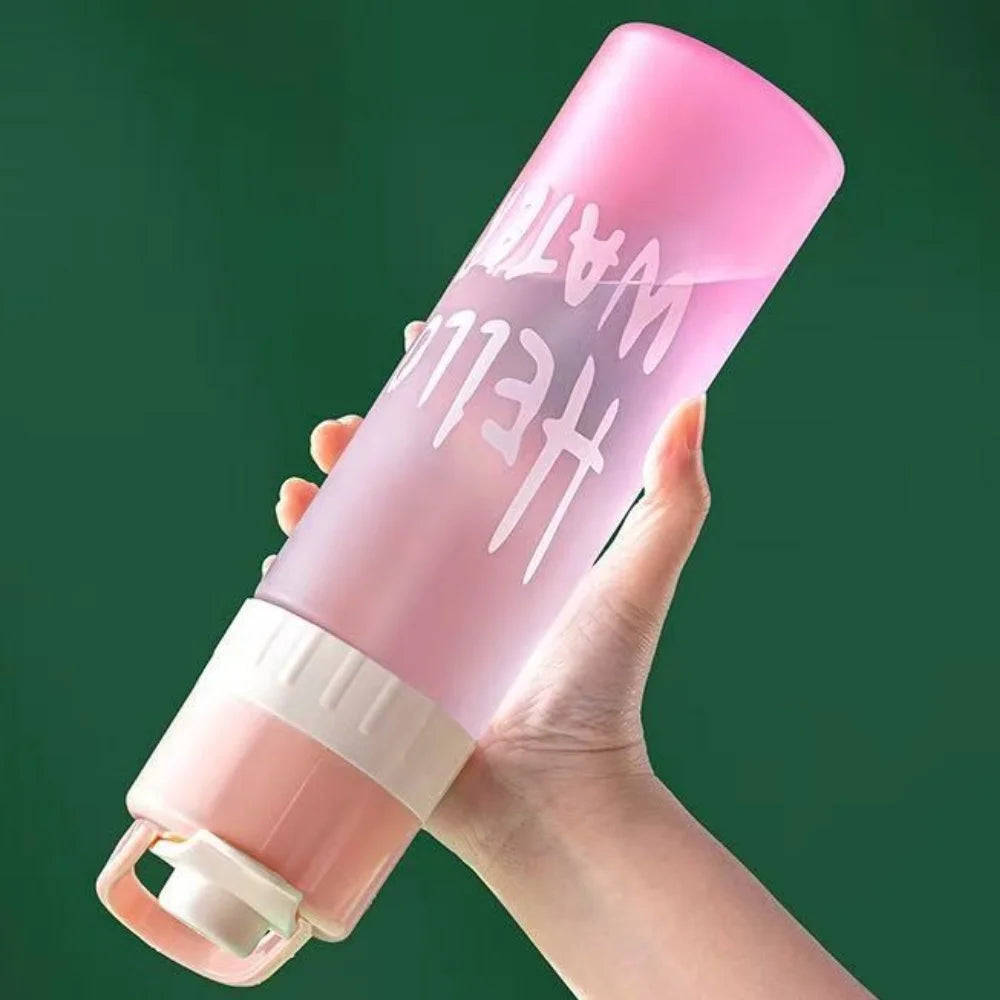 Two-in-one Spray Water Bottle Large Capacity Unisex Suitable Sports Zpaxo