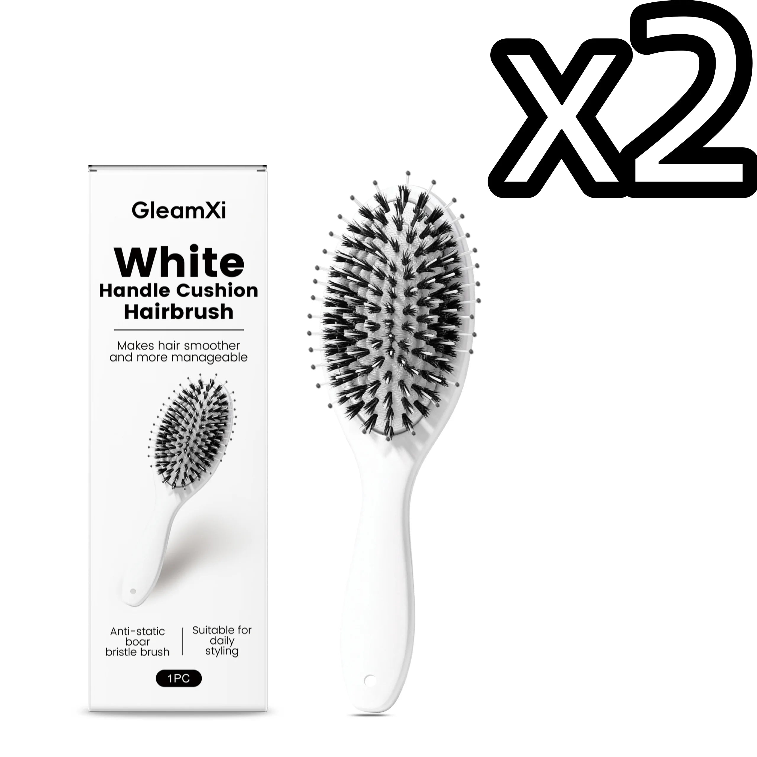 Volumizing Air Cushion Comb – Anti-Static Scalp Massage Hair Brush Hair Brush Comb Zpaxo 1pc Boxed X 2PCS