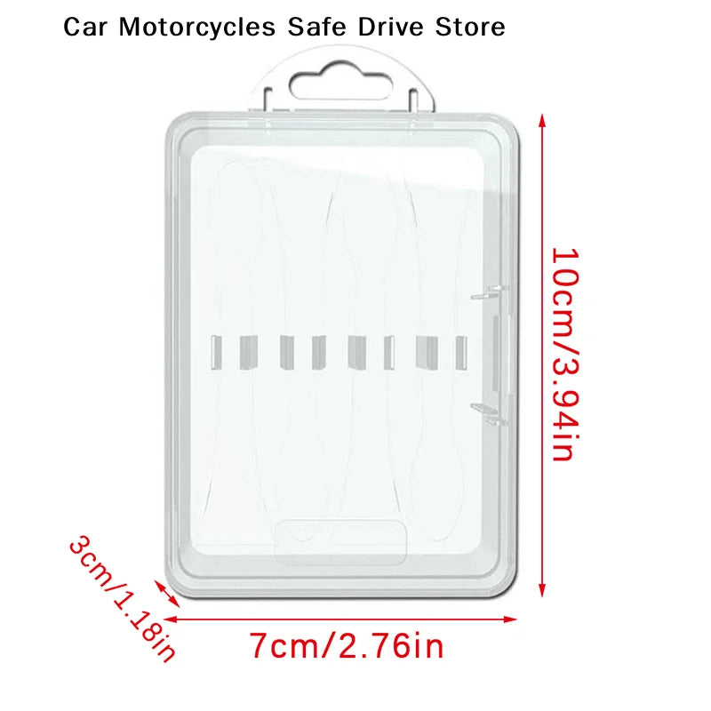 CMElectric Toothbrush Head Storage Box Transparent Organizer Case