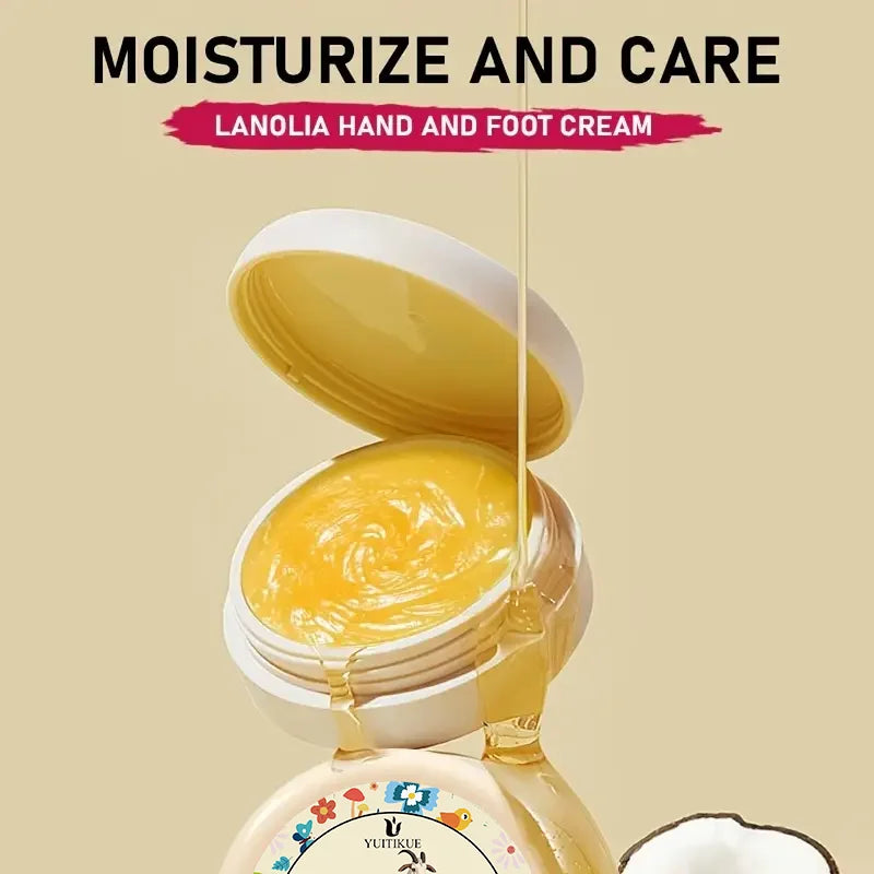 YUITIKUE Lanolin Hand & Foot Cream – Repairs Dry Cracked Skin 20g Hand & Foot Cream Zpaxo