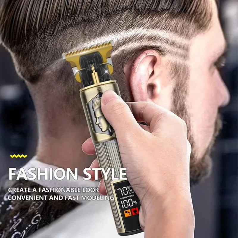 Carving Professional Hair Clipper For Men T9 Electric Hair Cutting Machine Barber Rechargeable Provide Comfortable Shave Clipper Zpaxo
