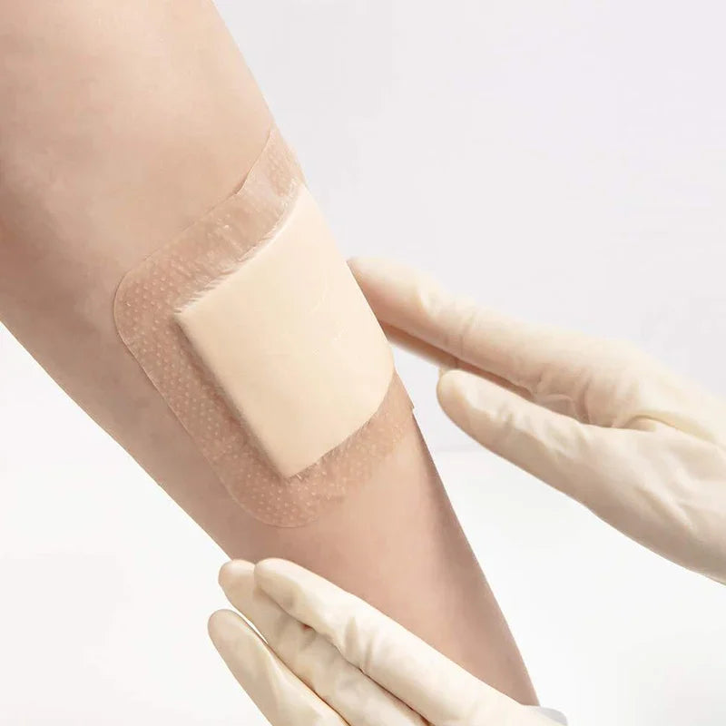 Silicone Foam Adhesive Wound Dressing – Sterile Healing Pad Foam Wound Dressing Zpaxo
