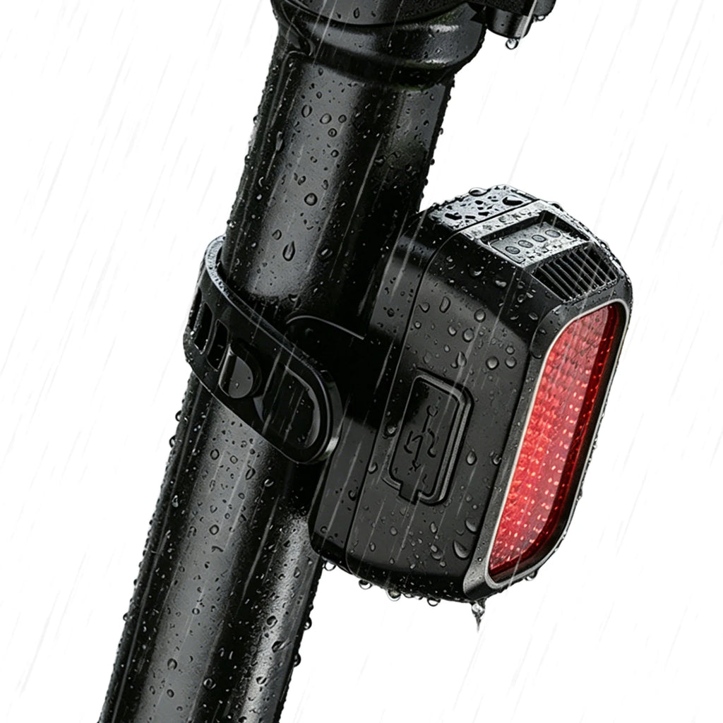 Type-c Powered Led Tail Light Compact Design Mountain Bike Lamp Easy