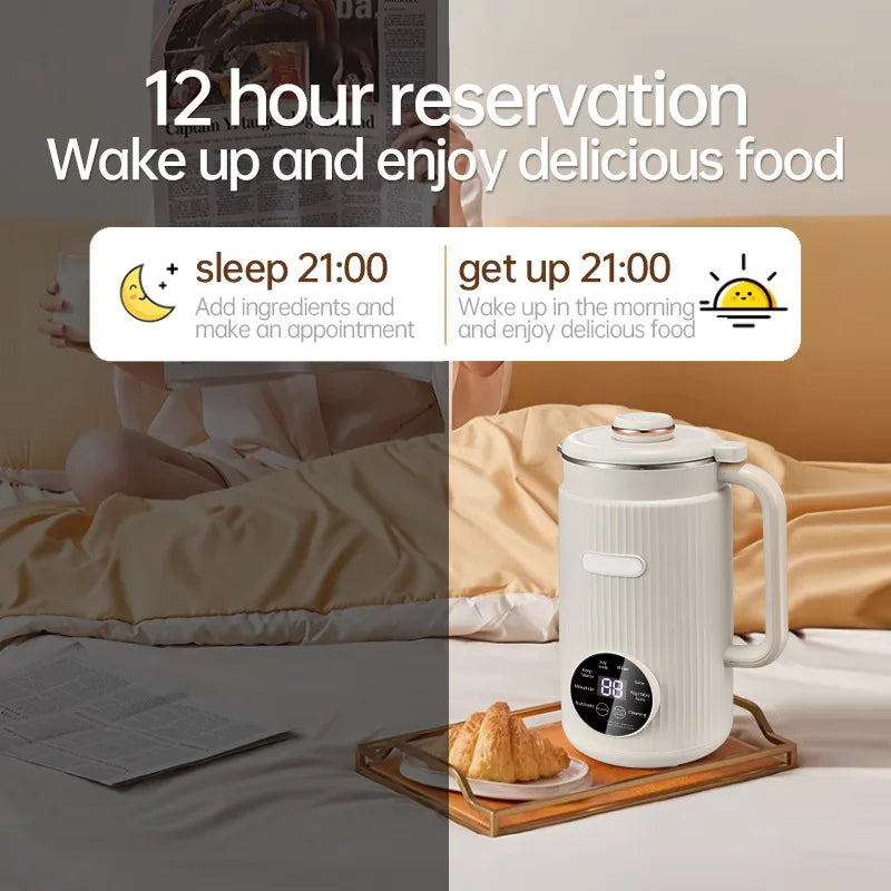 220V/110V Nut Milk Machine 1.2L Multifunctional Electric Soy bean Milk machine Food Blender Ice Crusher Fruit Juice maker Zpaxo