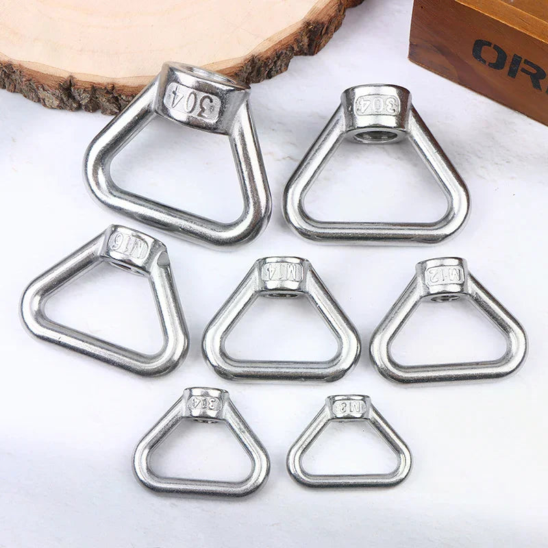 M8 M10 M12 M14 M16 M20 M24 304 Stainless Steel Triangle Lifting Eye Zpaxo