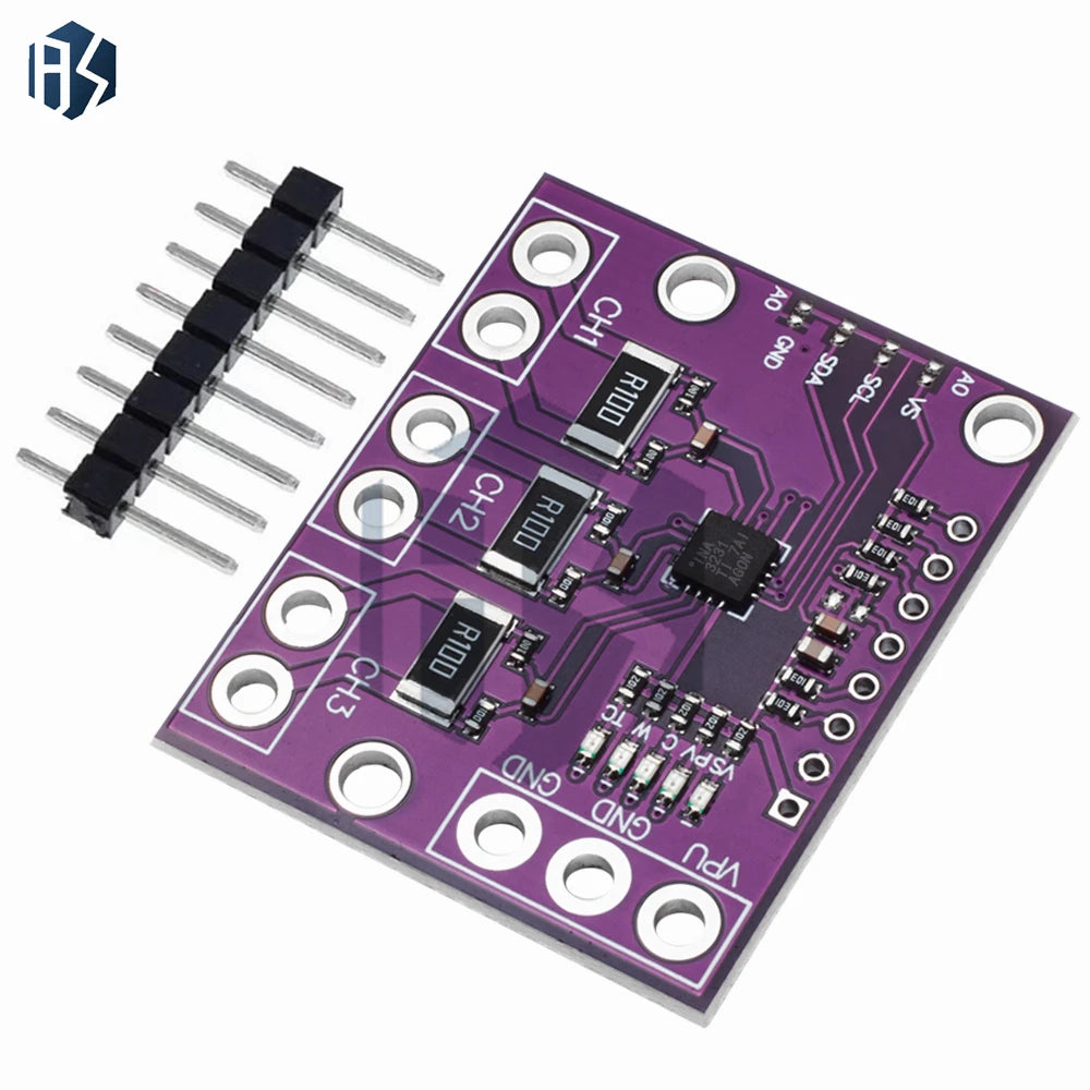 INA3221 Triple-channel Module High-side Measurement Shunt Bus Voltage Zpaxo