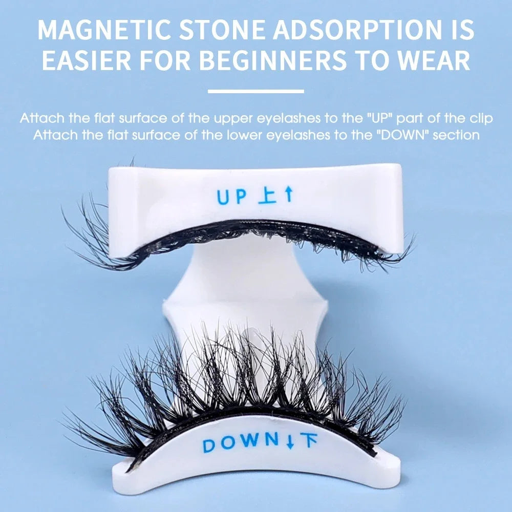 Professional Magnetic Eyelashes Extension Applicator False Eyelashes Tweezer Curler Clip Clamp Makeup 3D Mink Eyelashes Tweezer Zpaxo