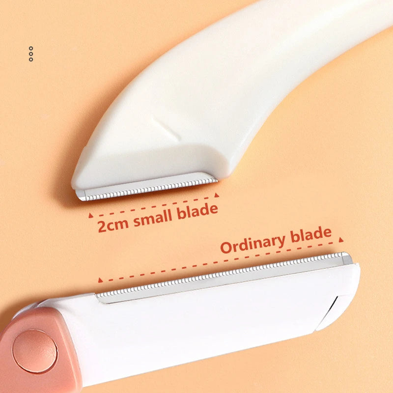 Eyebrow Razor Eyebrow Trimmer Scissor Beauty Products for Women Eyebrow Scissors with Comb Stainless Steel Beauty Makeup Tools Zpaxo