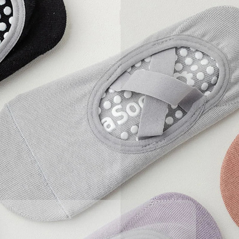 Professional Women Yoga Socks Silicone Anti-slip Ballet Pilates